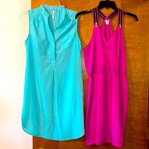 Two slip style summer dresses.